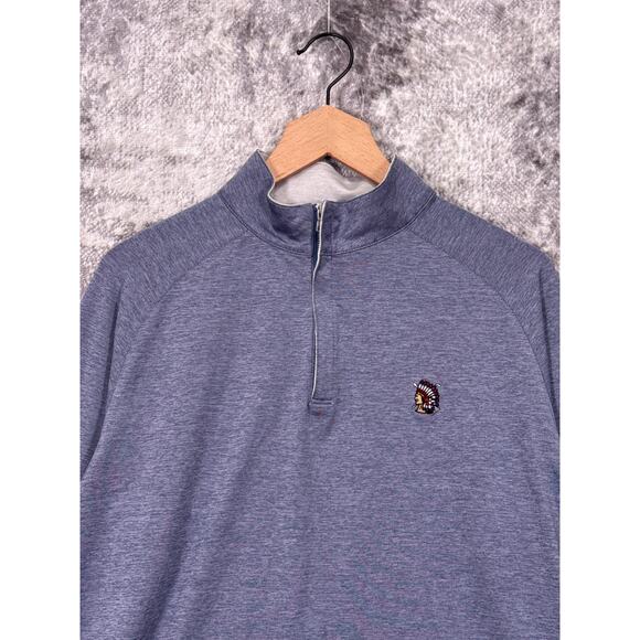 Peter Millar 1/4 Zip Medium Mens Crown Crafted Shinnecock Hills Golf Pullover - Picture 2 of 8